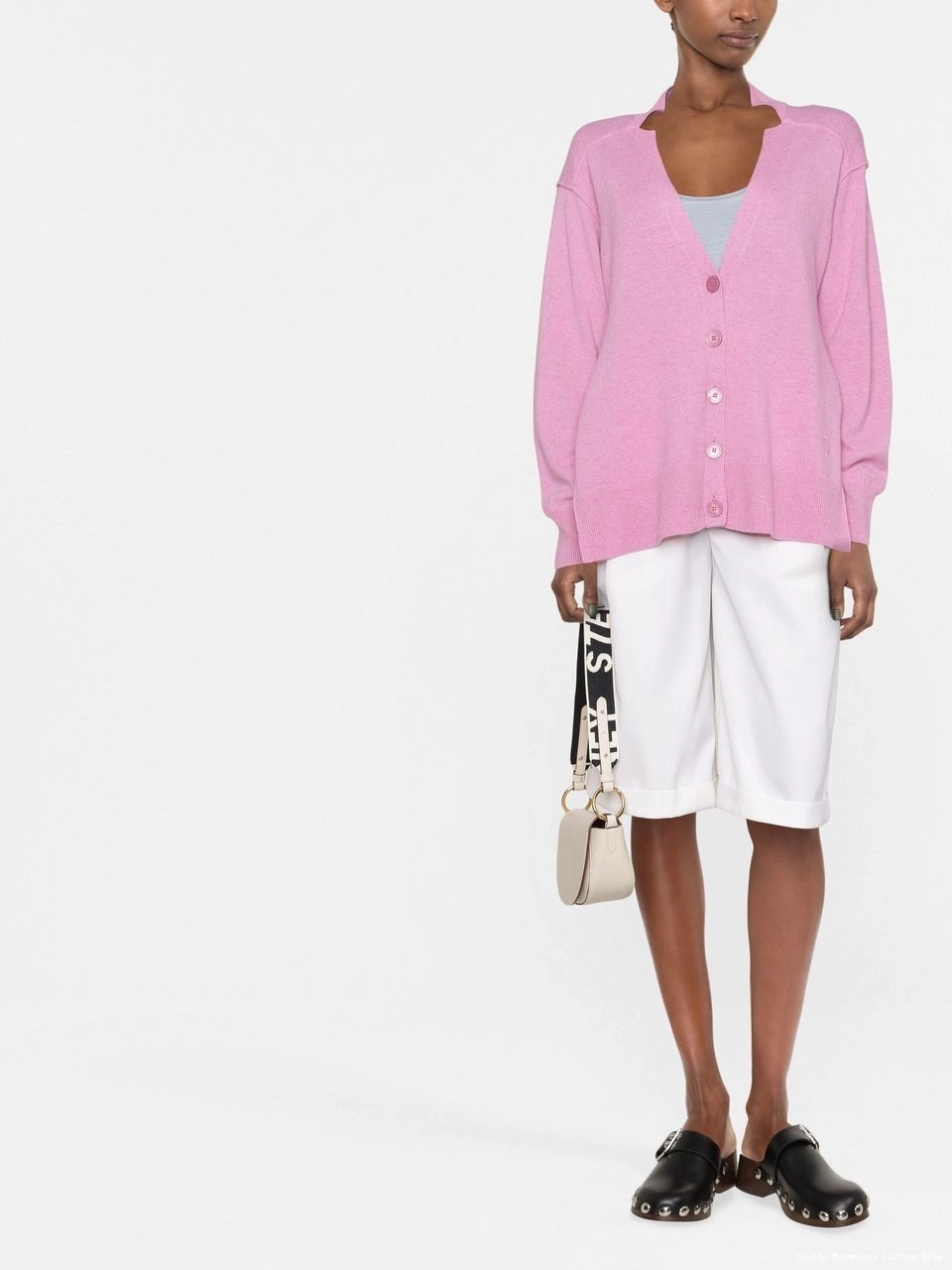 Cheap Women oversized McCartney cardigan Stella notched-detail 0819
